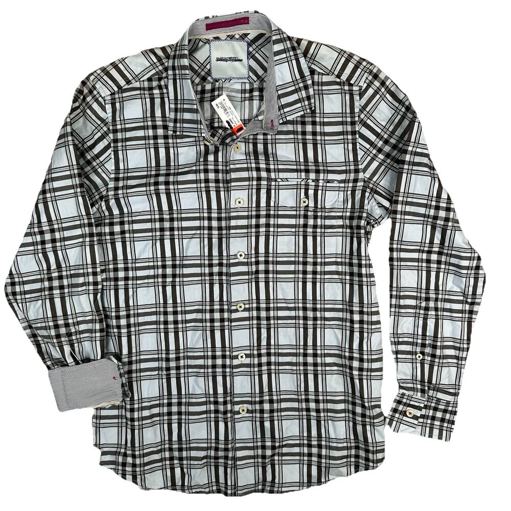 NWT Tommy Bahama Dress Shirt Button Up Plaid Men’s Size Medium